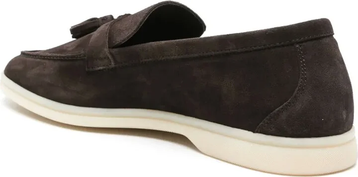 Tassel-Detail Suede Loafers - Image 3
