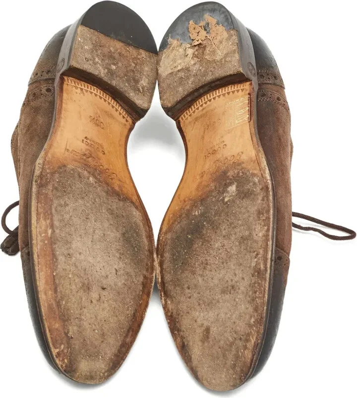 tassel-detail suede Oxford shoes - Image 4