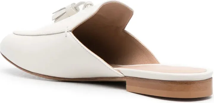 Tassel-Detailed Leather Mules - Image 3