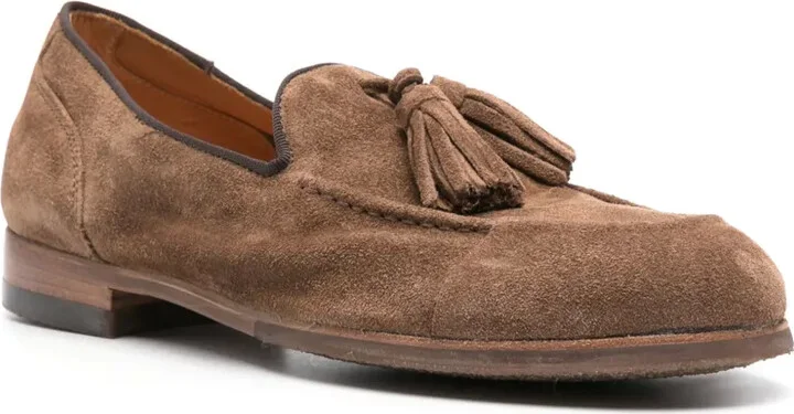 Tassel-Detailed Suede Loafers - Image 2