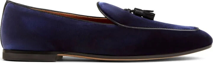 Tassel-Detailed Suede Loafers