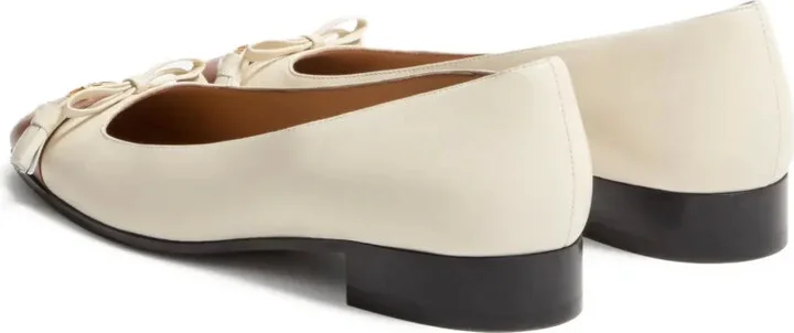 Tassel-Embellished Leather Ballet Flats - Image 4