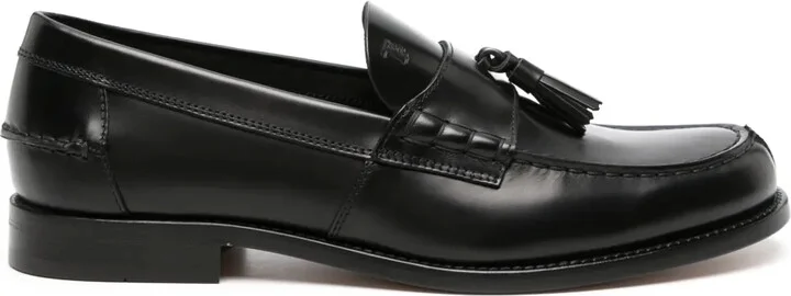 Tassel-Embellished Leather Loafers