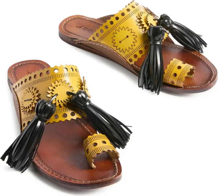 Tassel-Embellished Sandals - Image 2