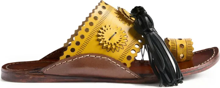 Tassel-Embellished Sandals