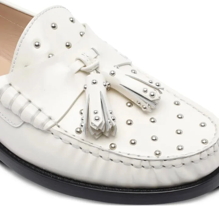 Tassel-Embellished Studded Loafers - Image 3