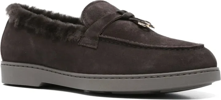 Tassel-Embellished Suede Loafers - Image 2