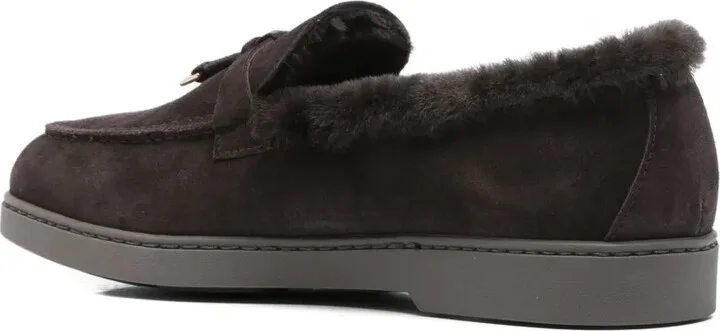 Tassel-Embellished Suede Loafers - Image 3