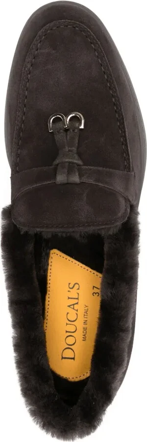Tassel-Embellished Suede Loafers - Image 4