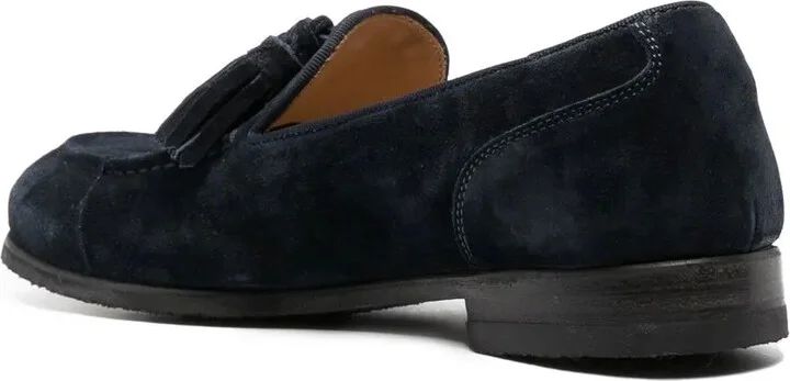 Tassel-Embellished Suede Loafers - Image 3