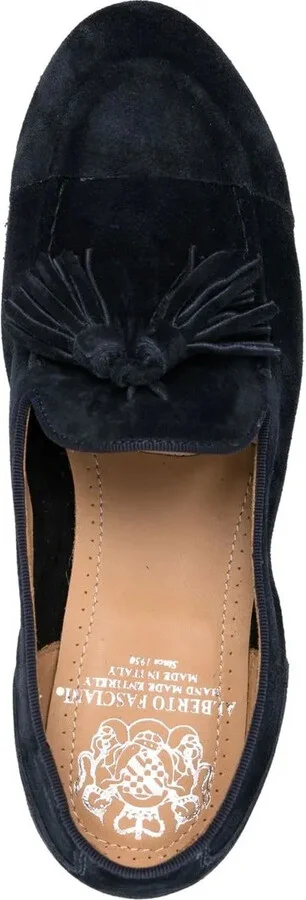 Tassel-Embellished Suede Loafers - Image 4
