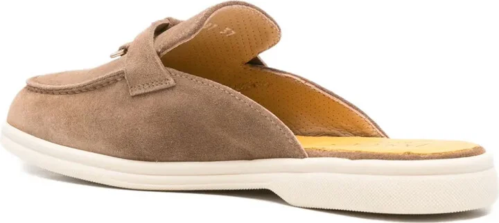 Tassel-Embellished Suede Mules - Image 3