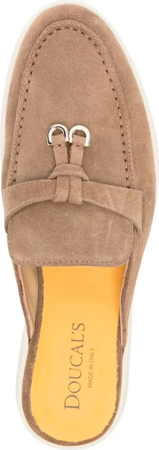 Tassel-Embellished Suede Mules - Image 4