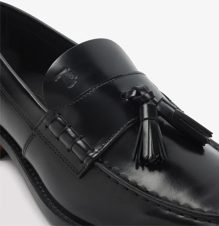 Tassel Leather Loafers - Image 3