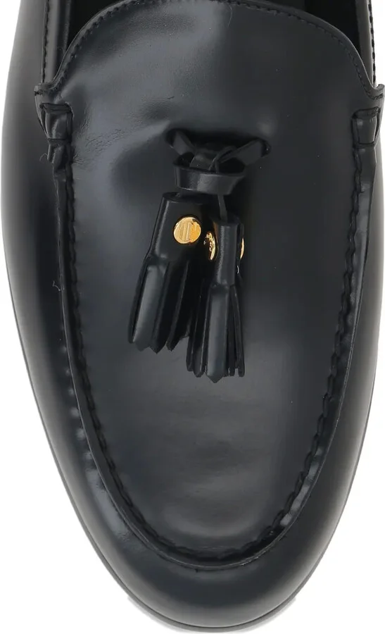Tassel Leather Loafers - Image 4
