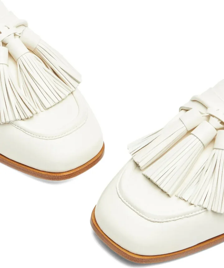 Tassel Leather Loafers - Image 5