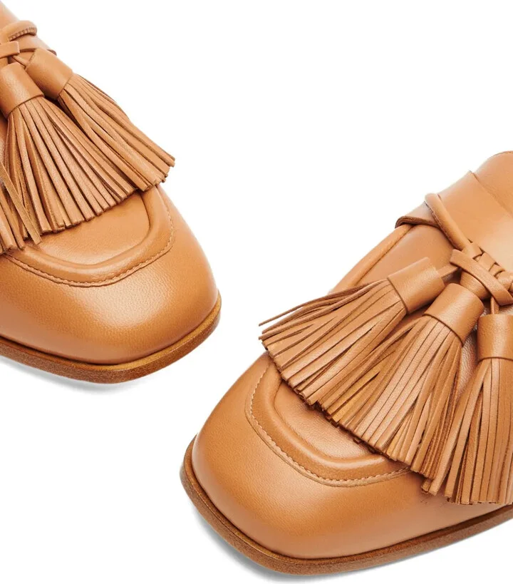 Tassel Leather Loafers - Image 4