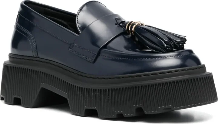 Tassel Leather Loafers - Image 2