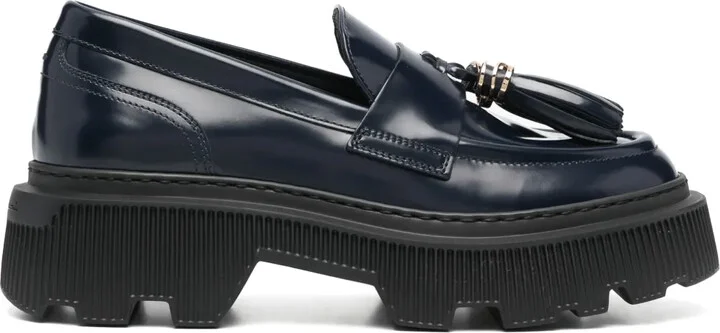 Tassel Leather Loafers