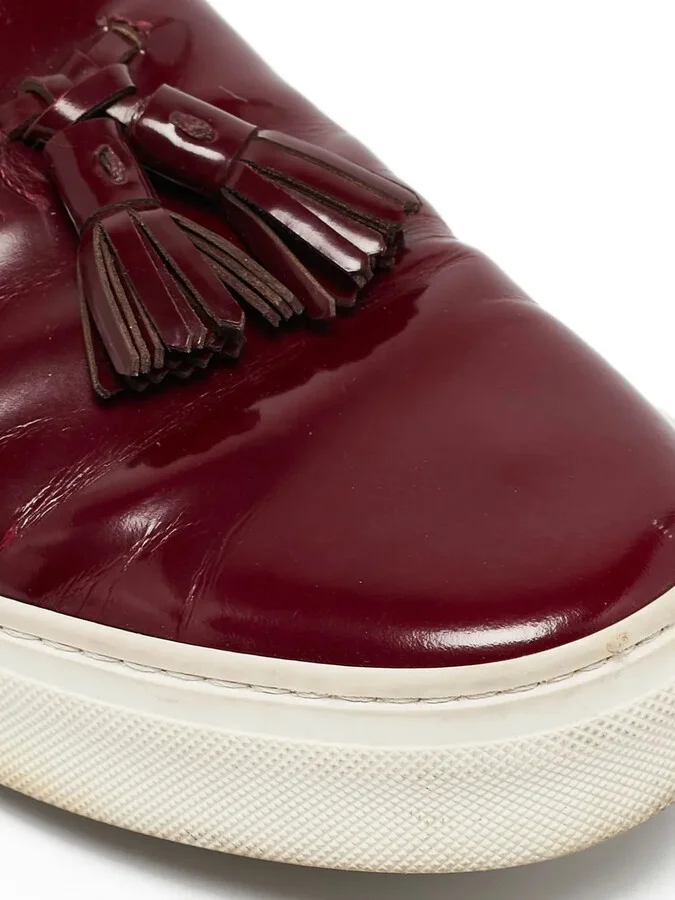 Tassel Leather Slip-On Sneakers - Image 5