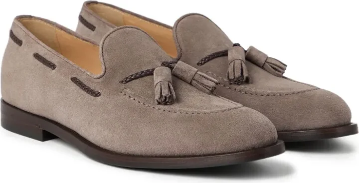 Tassel Suede Loafers - Image 2