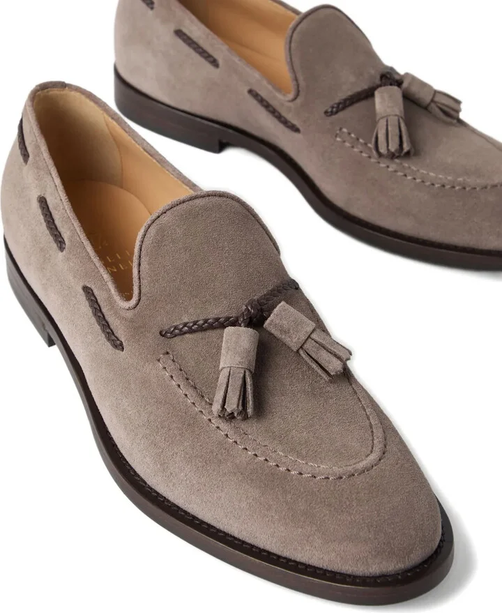 Tassel Suede Loafers - Image 4
