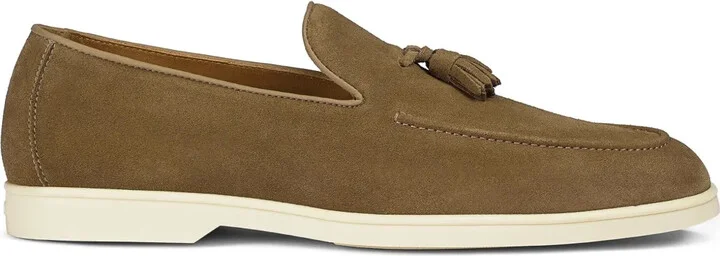 Tassel Suede Loafers