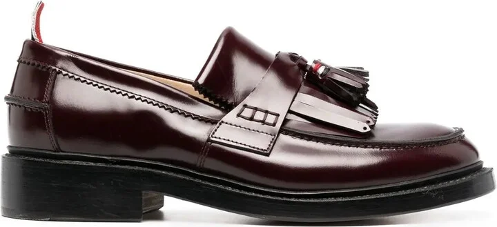 Tassel-Trim Patent Loafers