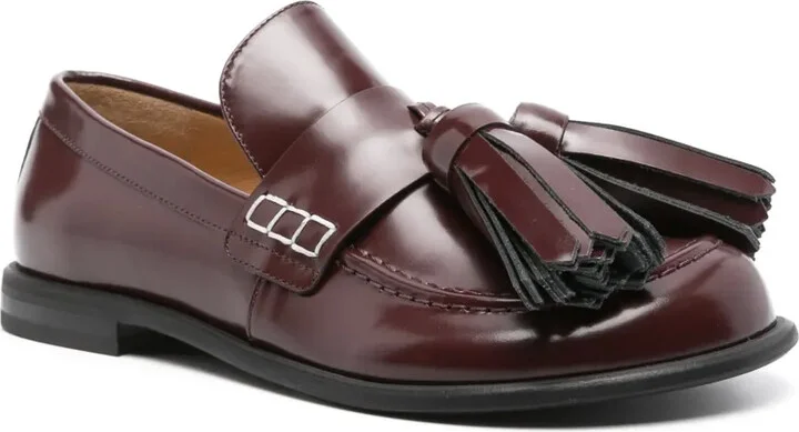 Tasseled Leather Loafers - Image 2