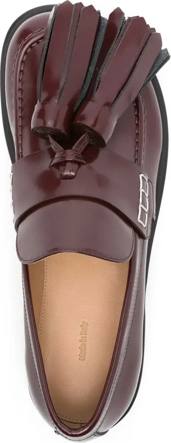 Tasseled Leather Loafers - Image 4
