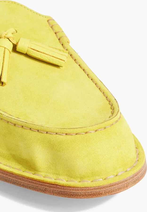 Tasseled suede slippers - Image 4