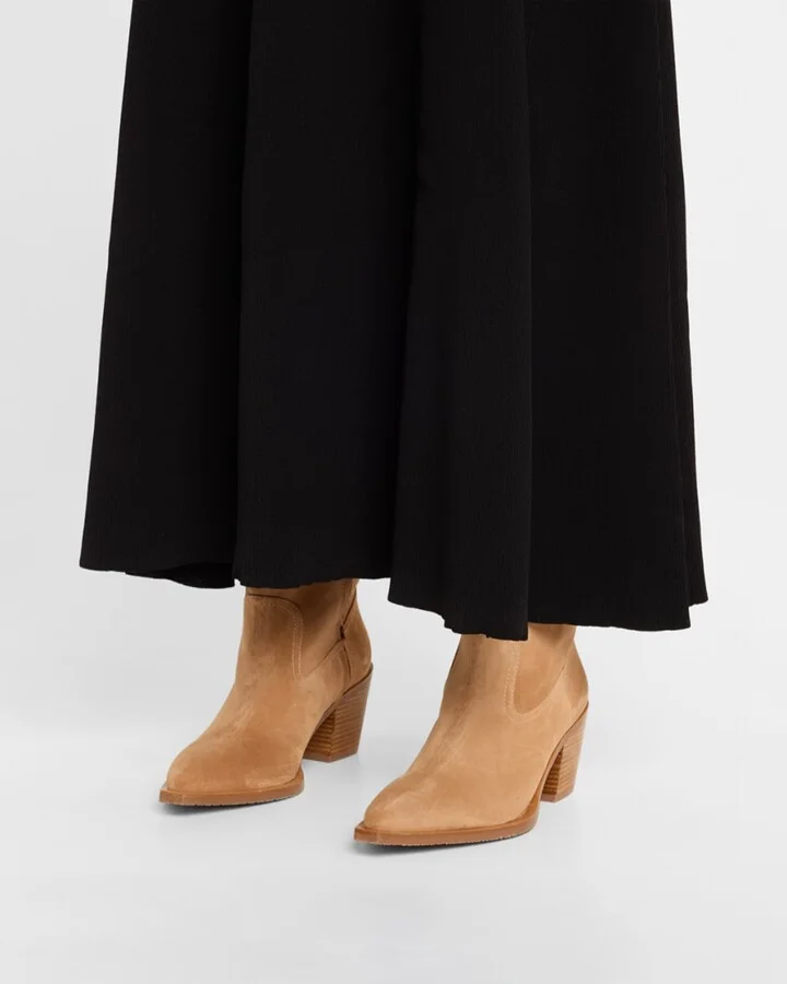 Tate Knee-High Pointed Suede Boots - Image 6