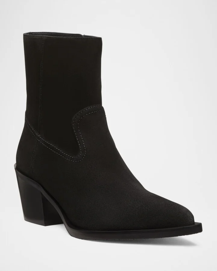 Tate Suede Booties - Image 2