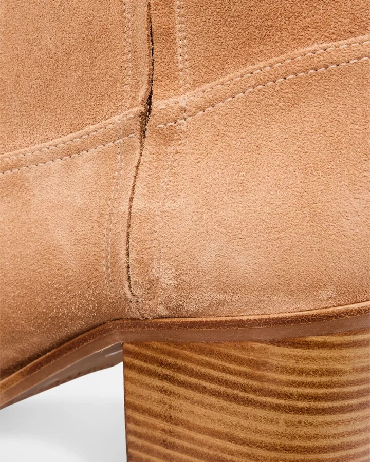 Tate Suede Booties - Image 4