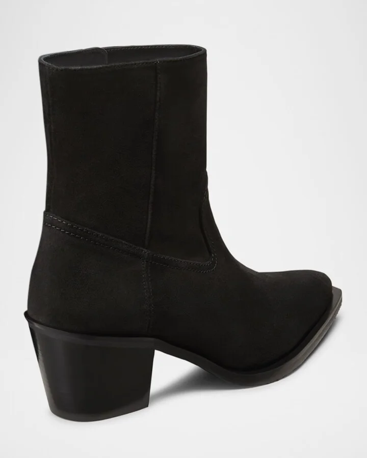 Tate Suede Booties - Image 6