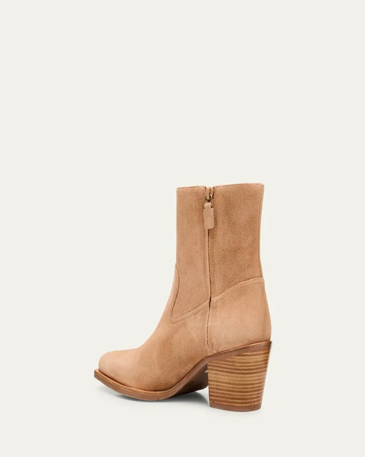 Tate Suede Booties - Image 10