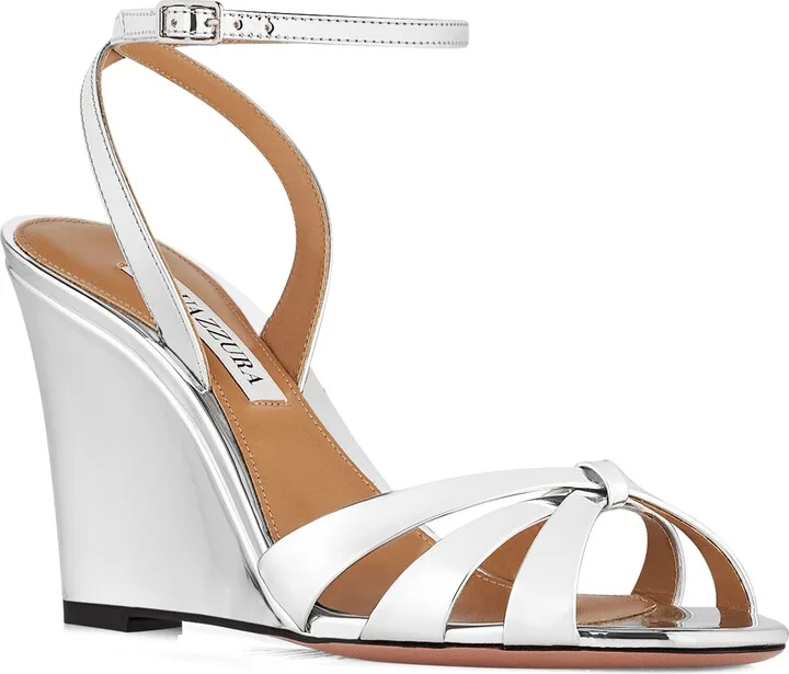 Tati Metallic Wedge Sandal
