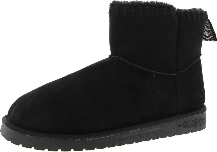 Tatum Womens Faux Suede Warm Booties