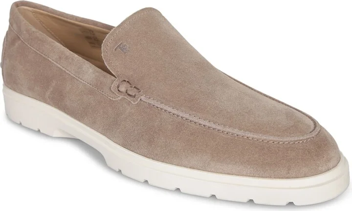 Taupe Suede And Rubber Loafer - Image 2