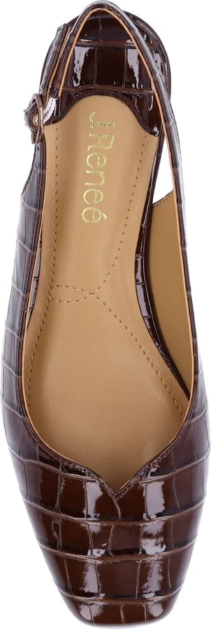 Taveta Croc Embossed Slingback Pump - Image 5
