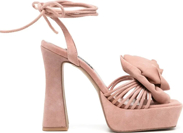 Taya 135mm suede sandals
