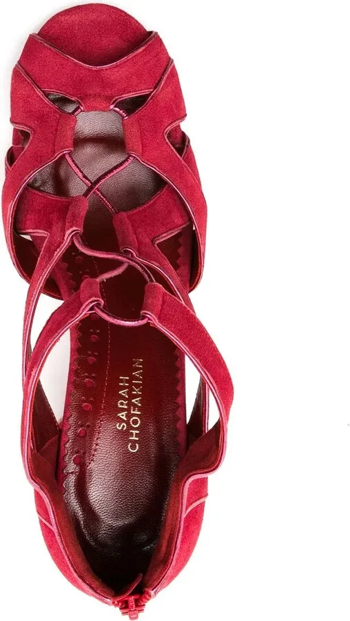 Taylor 80mm lace-up sandals - Image 4
