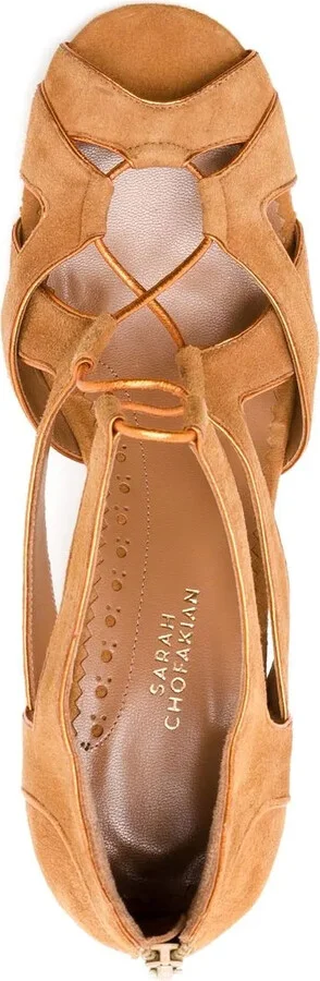 Taylor 80mm lace-up sandals - Image 4