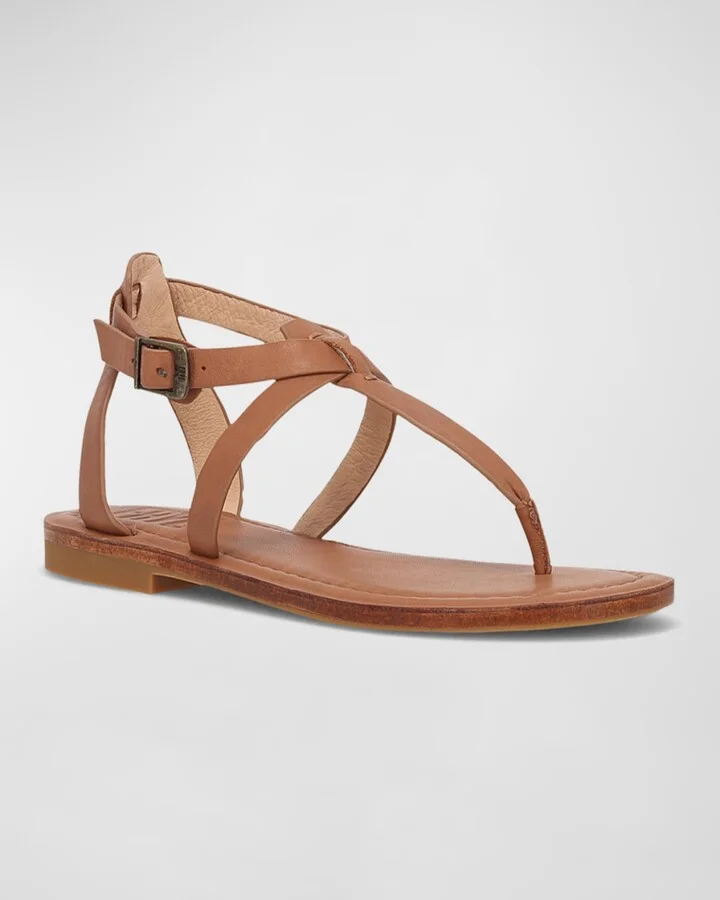 Taylor Calfskin Thong Sandals - Image 2