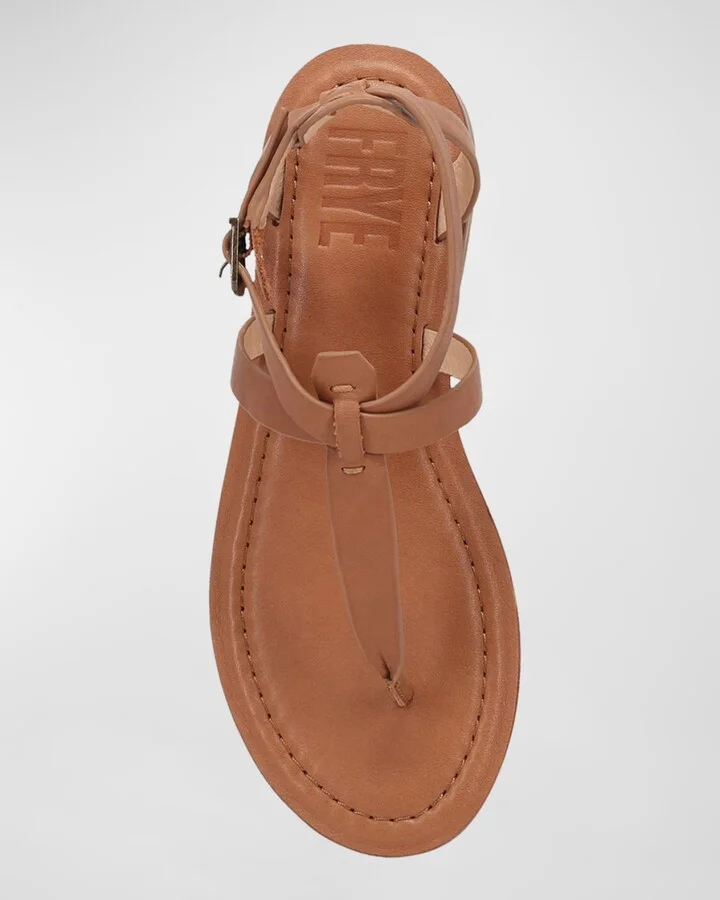Taylor Calfskin Thong Sandals - Image 3