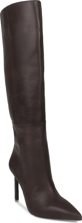 Taylor Croc Embossed Pointed Toe Boot