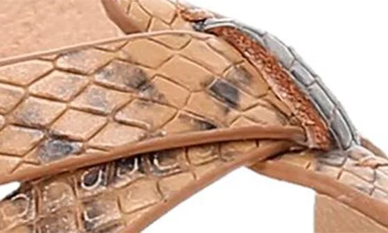 Taylor Snake Print Ankle Strap Sandal - Image 8