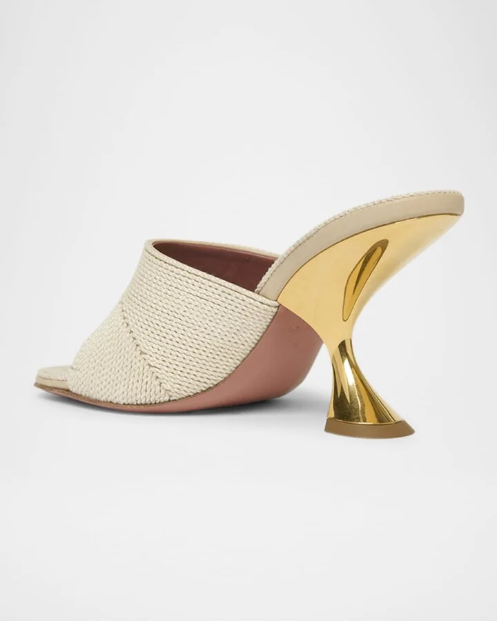 Taylor Woven Slipper Mule Sandals - Image 3