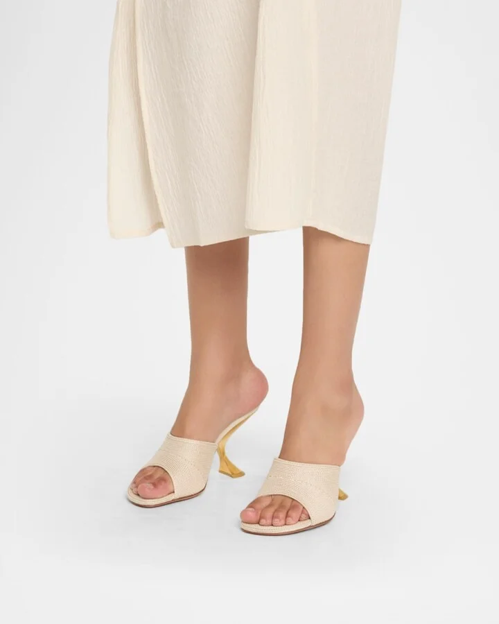 Taylor Woven Slipper Mule Sandals - Image 5