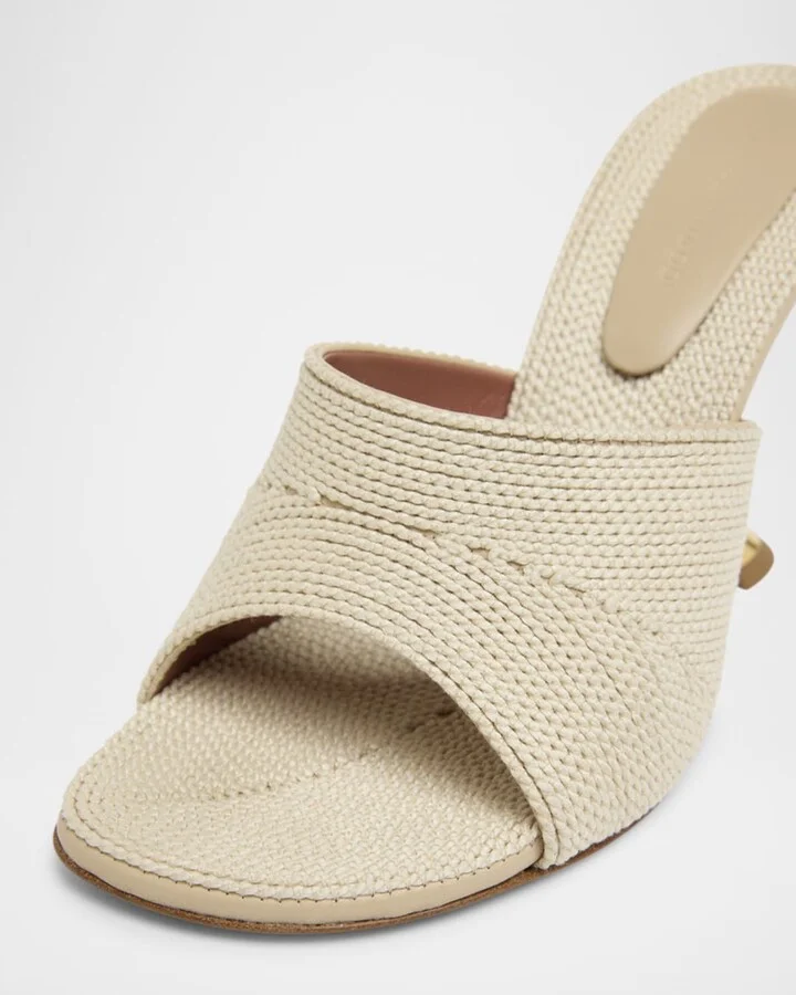 Taylor Woven Slipper Mule Sandals - Image 9